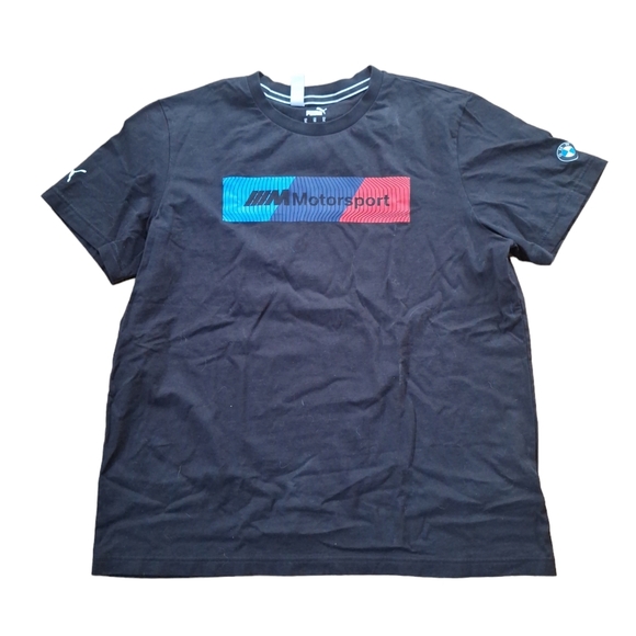 Puma BMW Motorsport Black T-Shirt XL - Picture 1 of 8